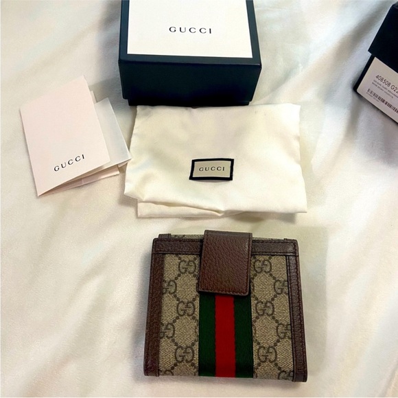 Gucci Ophidia French Flap Wallet - Picture 2 of 16